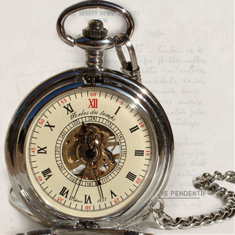 Clé De Montre Gousset Napoléonienne - Coq Aigle Argent, Poinçon Sanglier