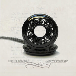 Montre Rosette Noir