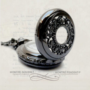 Montre Rosette Noire