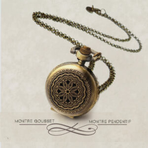 Montre bouton d'or