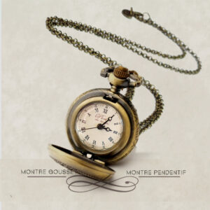 Montre bouton d'or