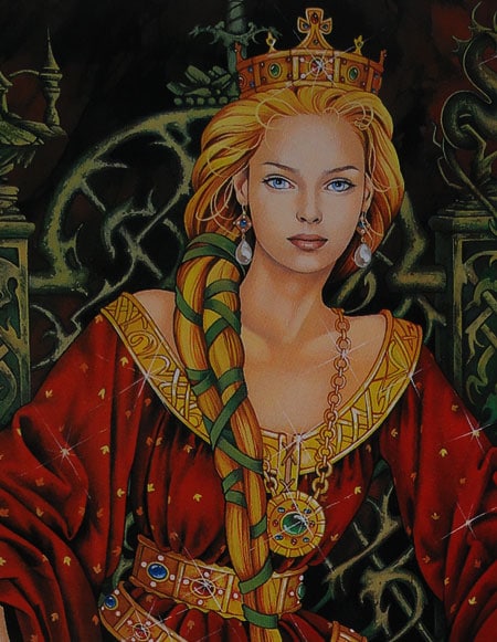 perlesdutemps, gousset,portrait de la Reine Guenievre,épouse du roi Arthur, une icône de mode legendere,pendentif en medaillon,montre pendentif,montre mecanique, émeraude décoration, pierre verte