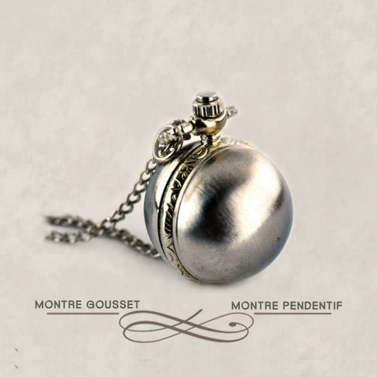 Montre Pendentif Femme Pedre En Argent Sterling à Quartz - Forme Cœur Cadran Blanc Reconditionnée